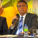 Bolsonaro na sede do PL com o presidente Valdemar Costa Neto (Foto: reprodução)