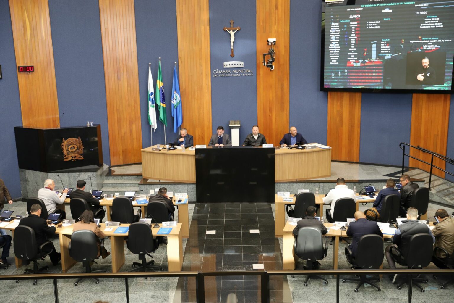 Plenário da Câmara de SJP (Foto: Ascom/CMSJP)