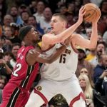 Nikola Jokic brilha durante jogo 5 contra o Miami Heat (Reprodução ESPN)