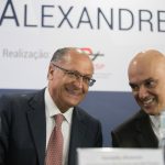 Alckmin e Alexandre de Moraes (Imagem: Blog do Dina)