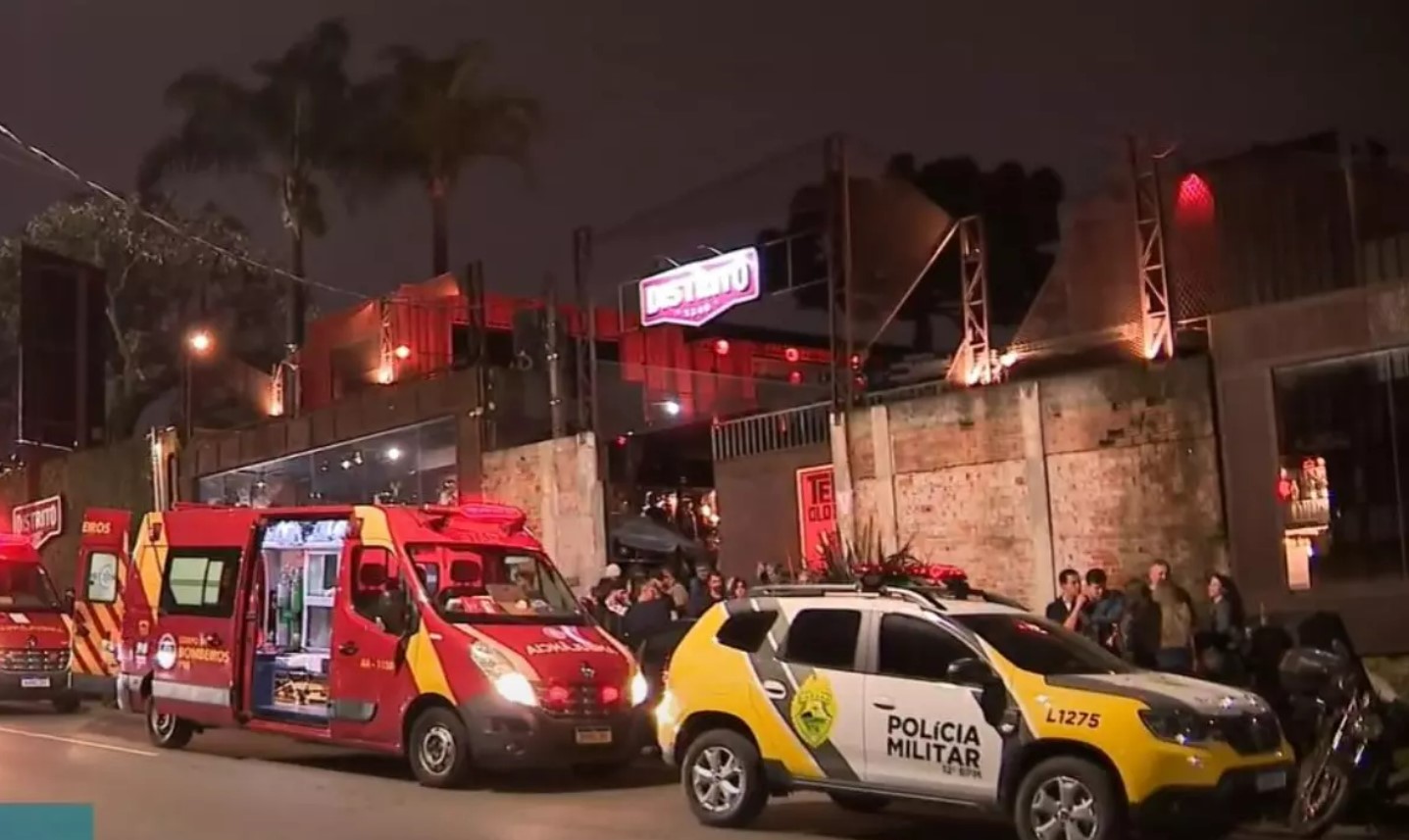 Polícia Militar atendeu a ocorrência de esfaqueamento no Bar 1340 (Foto: Divulgação)
