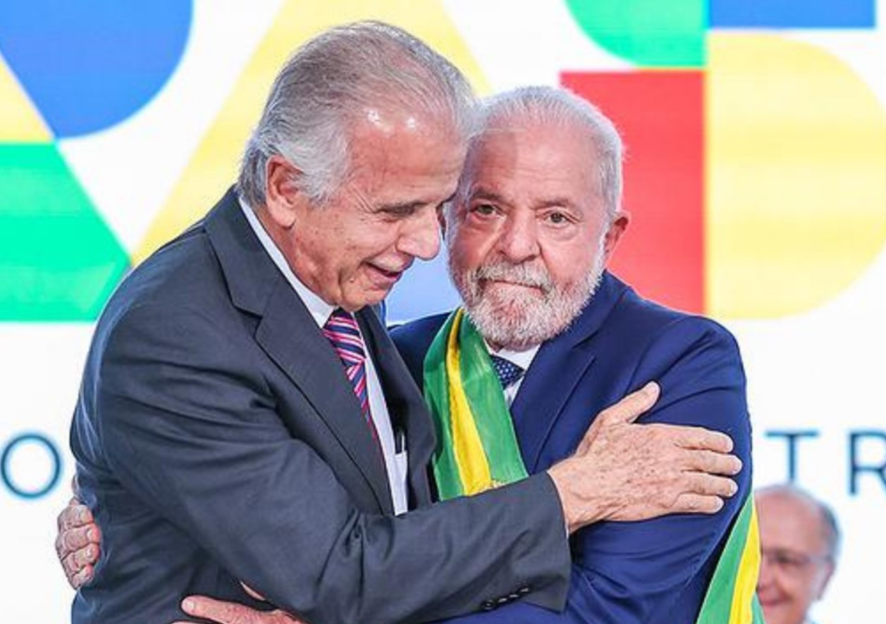 Ministro José Múcio e o presidente Lula (PT) (Foto: Ricardo Stuckert)