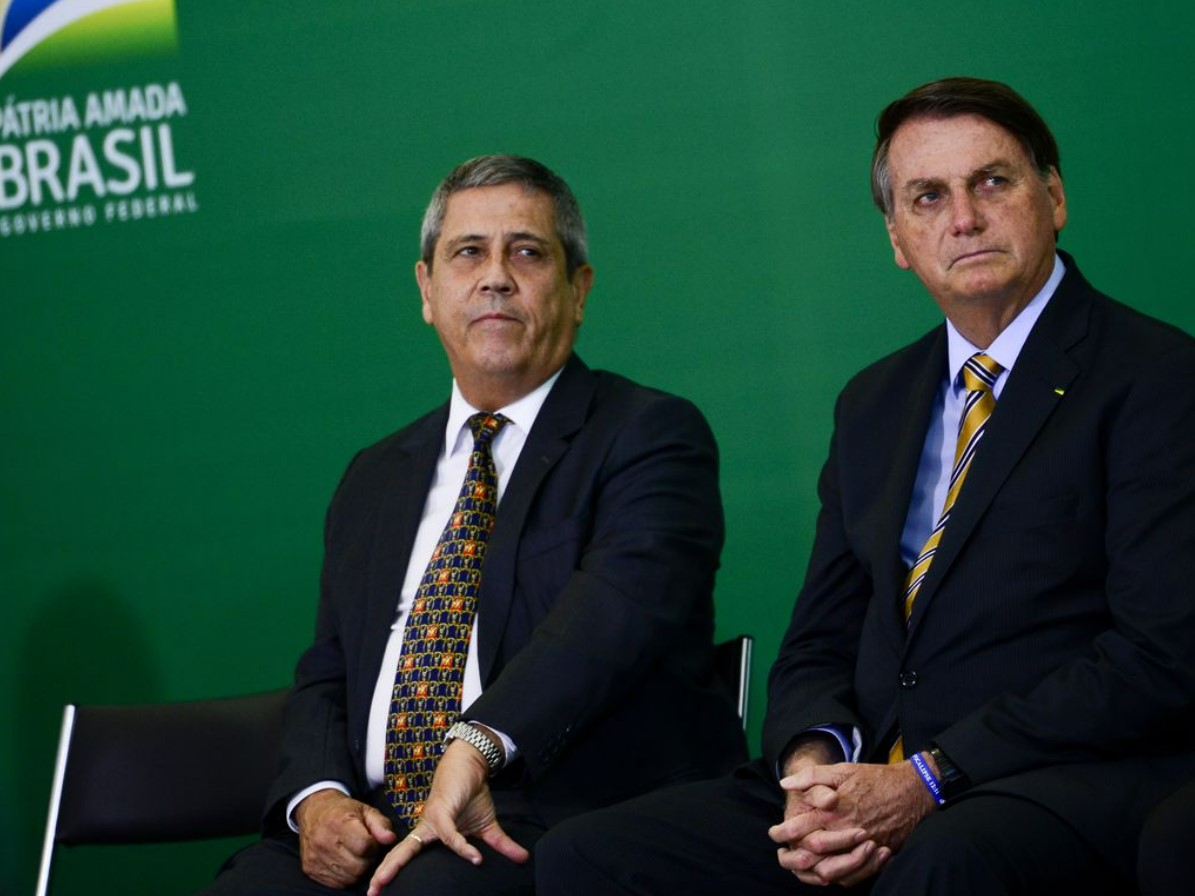 Braga Netto e Jair Bolsonaro (Foto: Marcelo Camargo/Agência Brasil)