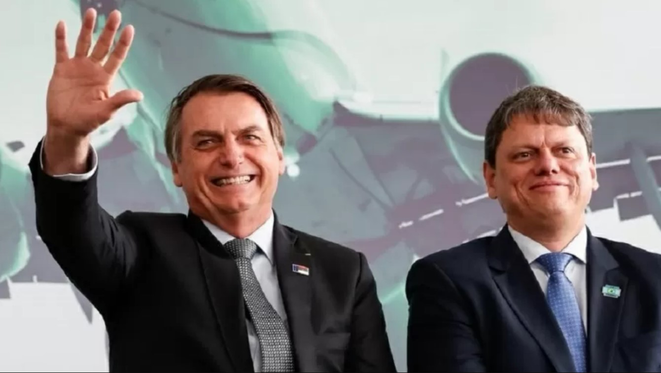 Ex-presidente Jair Bolsonaro e Tarcísio de Freitas (Foto: Alan Santos/PR)
