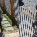 Segurança contem invasor em creche em Curitibanos (SC) (Reprodução)