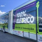 Ônibus elétrico em Curitiba (Foto: Hully Paiva/SMCS)